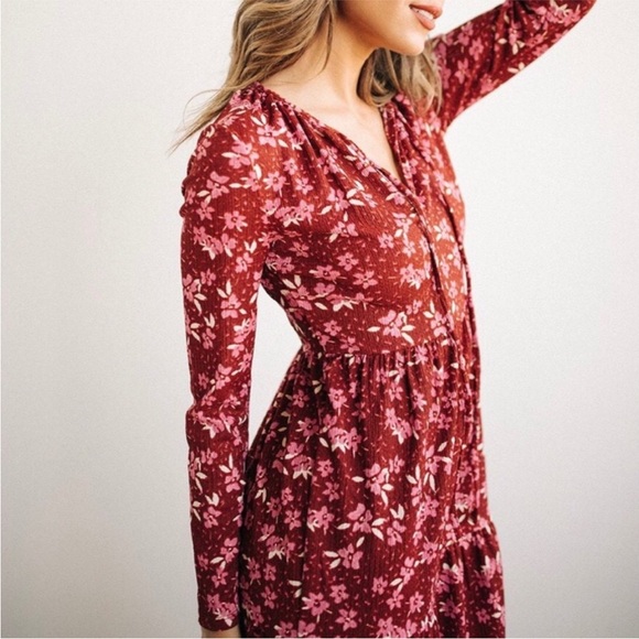 Free People Tears of Joy Midi Dress. Size Large. - Picture 2 of 11